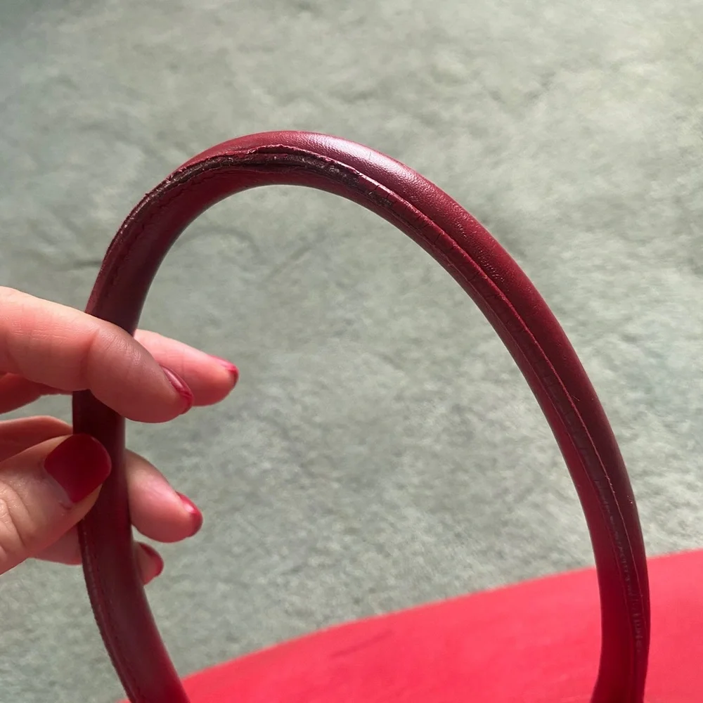 Saint Laurent LARGE Sac Du Jour, Red, YSL Hedi Slimane - Picture 7 of 16